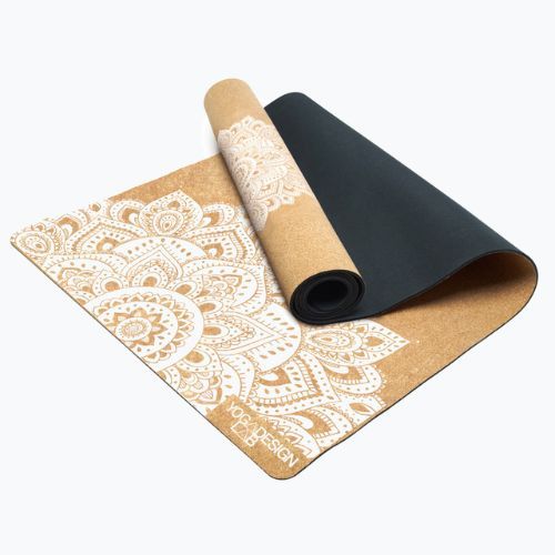Yoga Design Lab Cork Cork maro yoga mat CorM-3.5-Mandala White