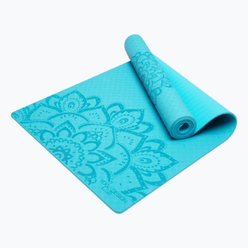 Yoga Design Lab Flow Pure covoraș de yoga albastru FM-6-Pure Mandala Aqua