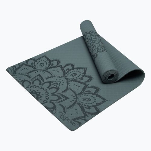 Yoga Design Lab Flow Pure covoraș de yoga verde FM-6-Pure Mandala Charcoal