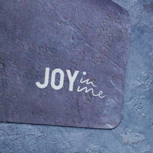 Covoraș de yoga JOYINME Flow albastru marin 800301