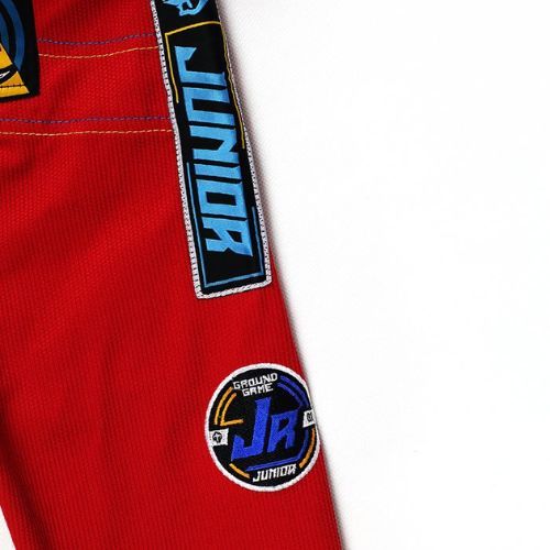 GI to BJJ pentru copii Ground Game Junior 3.0 roșu GIJUN3RED02