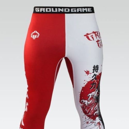 Colanți Ground Game Kettei roșu LEGGKETTS