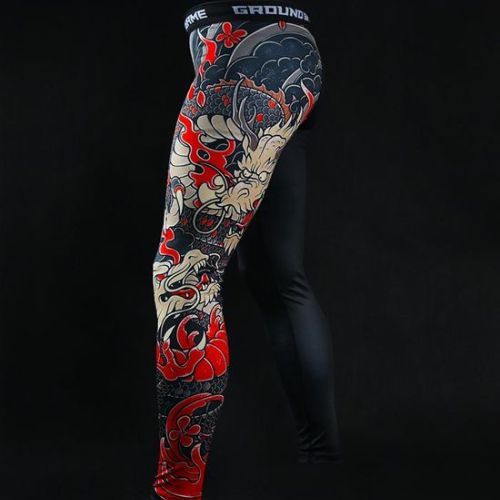 Colanți Ground Game Yokai 2.0 roșu LEGGYOK2S
