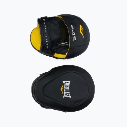 Discuri de antrenament EVERLAST Elite Leamantis MIT din piele neagră EV4731