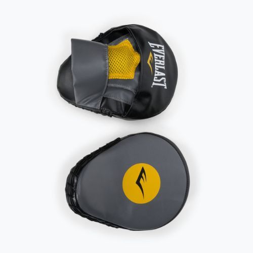 Discuri de antrenament EVERLAST Lea Punch Mantis din piele gri EV4910
