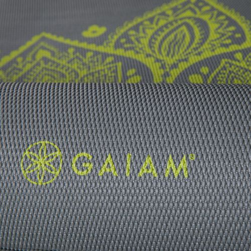 Covoraș de yoga Gaiam Citron Sundial gri 61333
