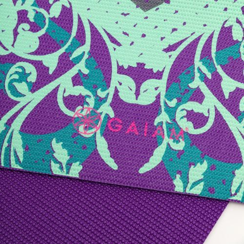 Covoraș de yoga Gaiam Moroccan Garden albastru 62612