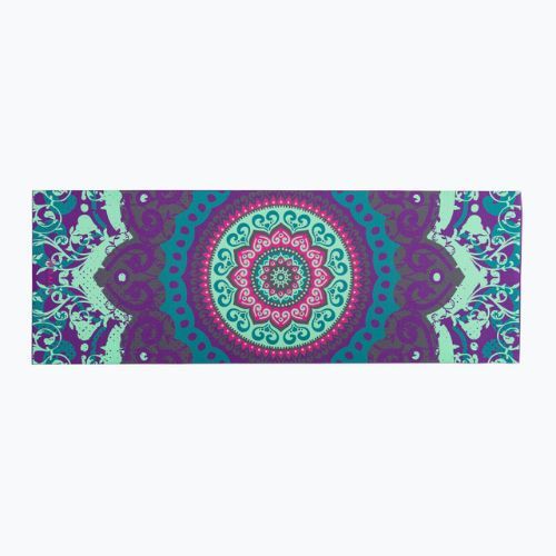 Covoraș de yoga Gaiam Moroccan Garden albastru 62612