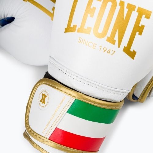 Mănuși de box Leone 1947 Italia '47 alb GN039