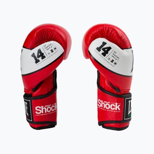 Mănuși de box Leone 1947 Shock roșu GN047