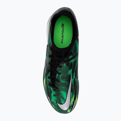 Ghete de fotbal pentru bărbați Nike Phantom GT2 Academy DF SW IC negru-verde DM0720-003