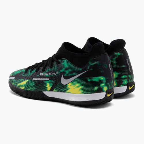 Ghete de fotbal pentru bărbați Nike Phantom GT2 Academy DF SW IC negru-verde DM0720-003