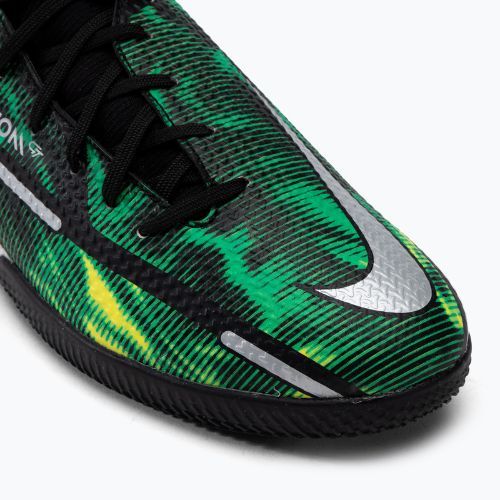 Ghete de fotbal pentru bărbați Nike Phantom GT2 Academy DF SW IC negru-verde DM0720-003