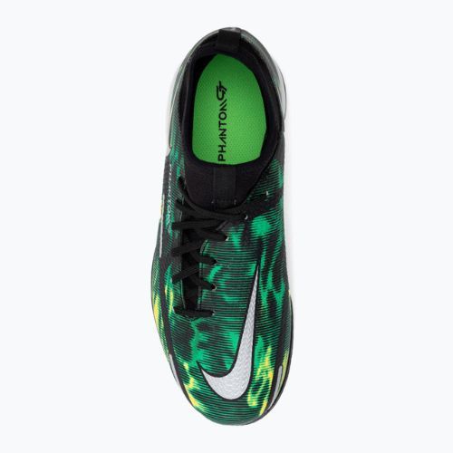 Nike Phantom GT2 Academy DF SW SW IC Jr copii ghete de fotbal verde DM0740-003