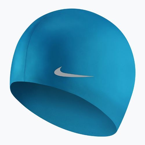 Șapcă de înot pentru copii Nike Solid Silicone albastru TESS0106-458