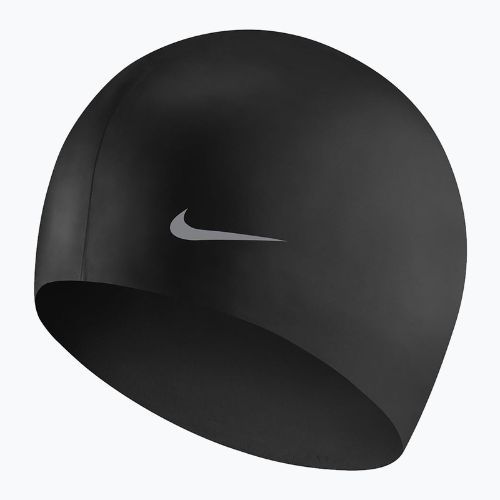Șapcă de înot pentru copii Nike Solid Silicone negru TESS0106-001