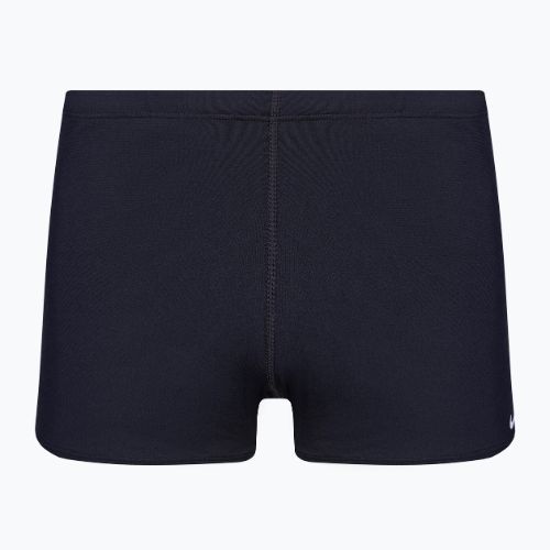 Boxeri de înot bărbați Nike Hydrastrong Solid Square Leg negru NESSA002-001