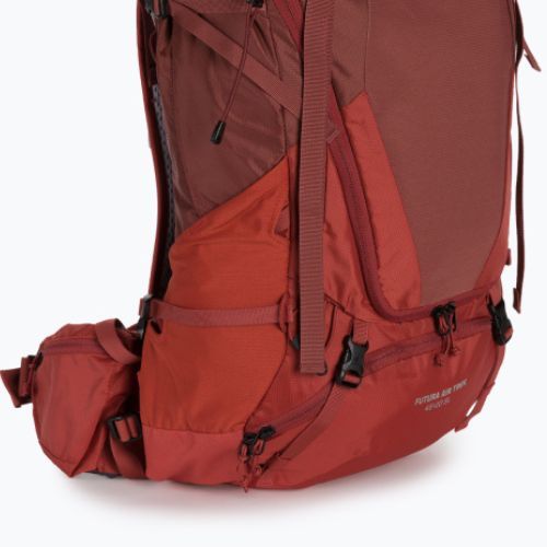 Rucsac de trekking Deuter Futura Air Trek 45 + 10 SL roșu 3402021