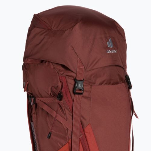 Rucsac de trekking Deuter Futura Air Trek 45 + 10 SL roșu 3402021