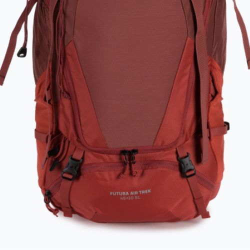 Rucsac de trekking Deuter Futura Air Trek 45 + 10 SL roșu 3402021