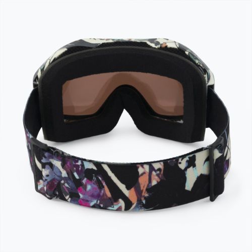 Ochelari de snowboard pentru femei ROXY Sunset ART J 2021 true black superlights /amber rose ml super silver