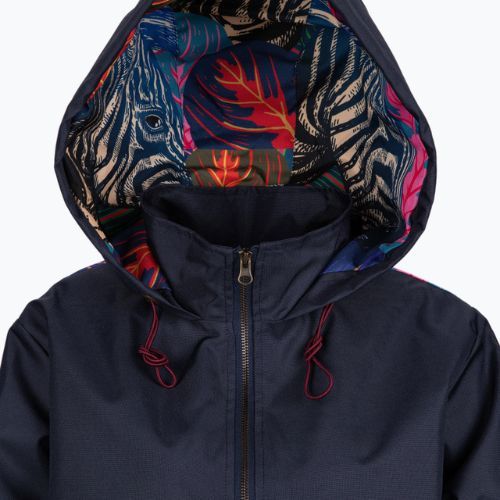 Waikane Vibe jachetă parka pentru femei albastru marin Zebra
