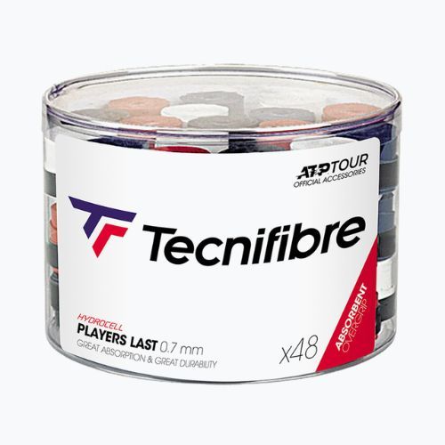 Tecnifibre Players Last 48 PVC înveliș de rachetă de tenis negru 52ATPLAS48