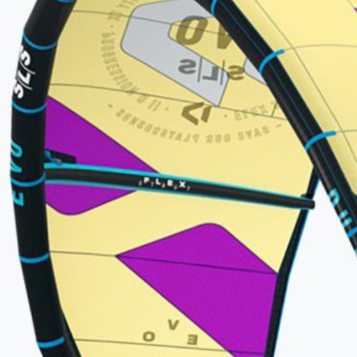 Kite surfing DUOTONE Evo SLS 2022 galben SNGDK22ES090038