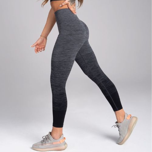 Jambiere pentru femei Gym Glamour gri ombre 223