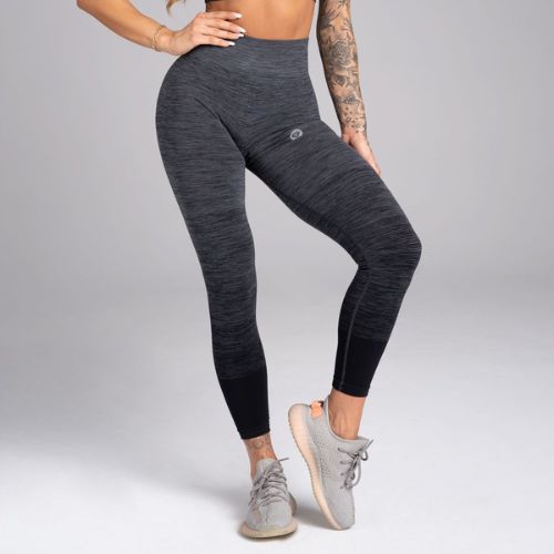 Jambiere pentru femei Gym Glamour gri ombre 223