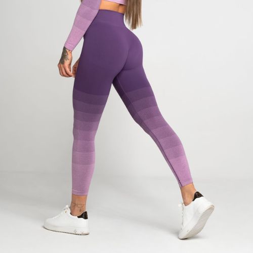 Jambiere pentru femei Gym Glamour violet ombre violet 282