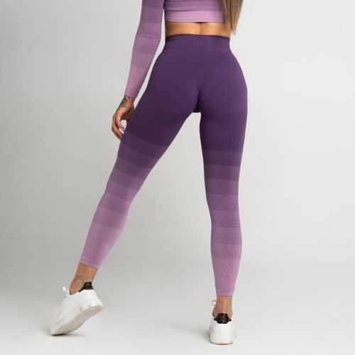Jambiere pentru femei Gym Glamour violet ombre violet 282