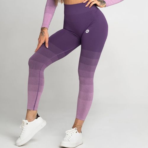Jambiere pentru femei Gym Glamour violet ombre violet 282