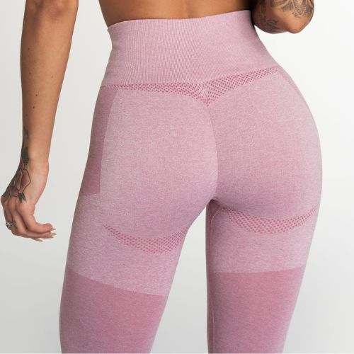 Colanți de antrenament pentru femei Gym Glamour Pink Fusion 332