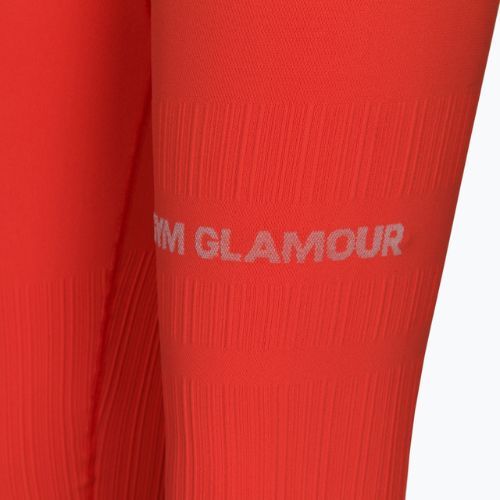 Colanți de antrenament pentru femei Gym Glamour Push Up Coral 369