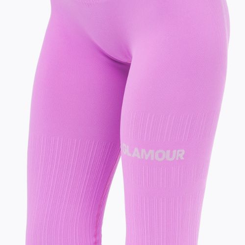 Colanți de antrenament pentru femeiGym Glamour Push Up Pink 368