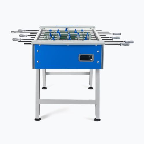 FAS SMART Masă de foosball pentru exterior cu stâlpii de trecere dreaptă, albastru 0CAL2749