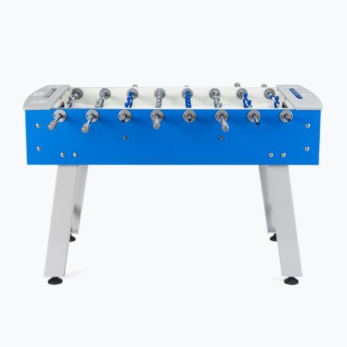 FAS SMART Masă de foosball pentru exterior cu stâlpii de trecere dreaptă, albastru 0CAL2749
