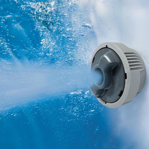Bestway Lay-Z-Spa Piscină gonflabilă cu jacuzzi Tahiti alb 60007