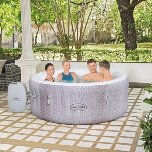 Bestway Lay-Z-Spa Cancun Bazin gonflabil cu hidromasaj gri 60003