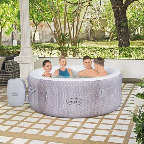 Bestway Lay-Z-Spa Cancun jacuzzi gonflabil cu piscină gri 60003
