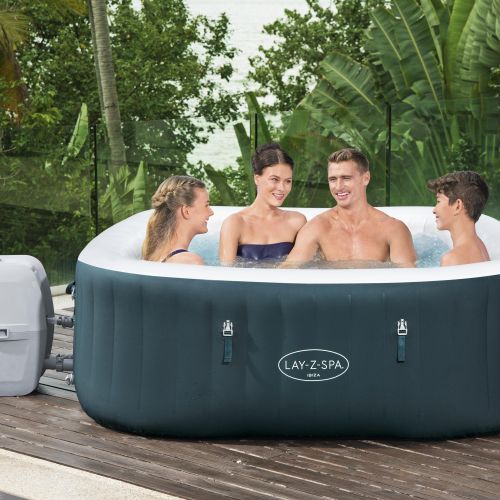 Bestway Lay-Z-Spa Ibiza Ibiza piscină gonflabilă cu jacuzzi verde 60015
