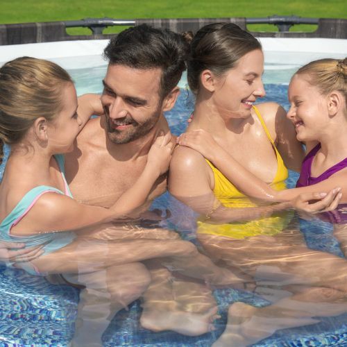 Bestway Steel Pro Max Round Pool Gri 5614X