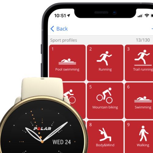 Ceas Polar Ignite 2 negru