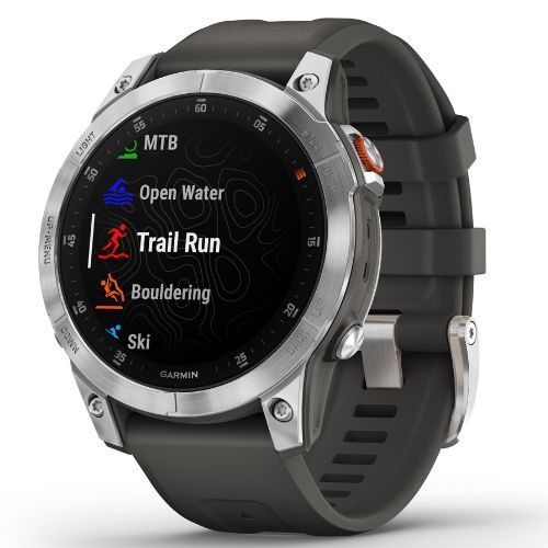 Ceas sport Garmin Epix 2 Hrm Elevate Ox argintiu 010-02582-01