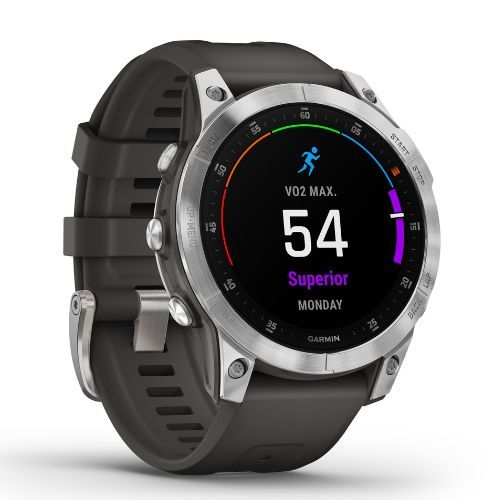 Ceas sport Garmin Epix 2 Hrm Elevate Ox argintiu 010-02582-01