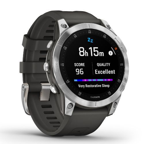 Ceas sport Garmin Epix 2 Hrm Elevate Ox argintiu 010-02582-01