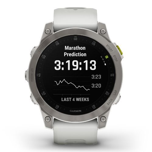 Ceas sport Garmin Epix 2 Sapphire HRM Elevate Ox alb 010-02582-21
