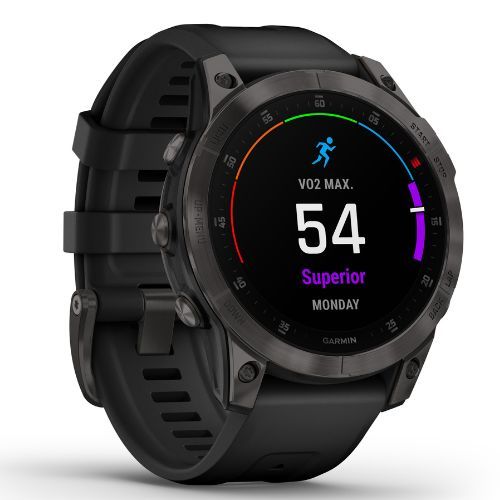 Ceas sport Garmin Epix 2 Sapphire HRM Elevate Ox negru 010-02582-11