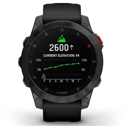 Ceas sport Garmin Epix 2 Sapphire HRM Elevate Ox negru 010-02582-11
